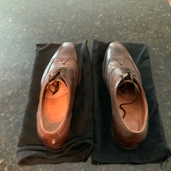 Cheaney Edinburgh Wingcap Oxford Brogue in Mocha Calf Leather main image 5
